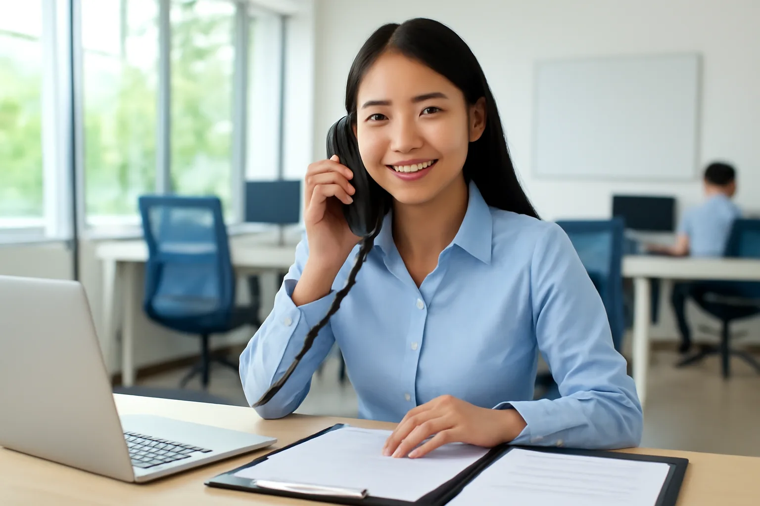 Kế toán thanh toán gọi điện xác minh với nhà cung cấp trước khi duyệt lệnh chuyển tiền